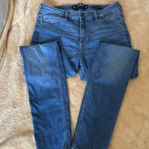 Hollister High-Rise Super Skinny Jeans in Blue